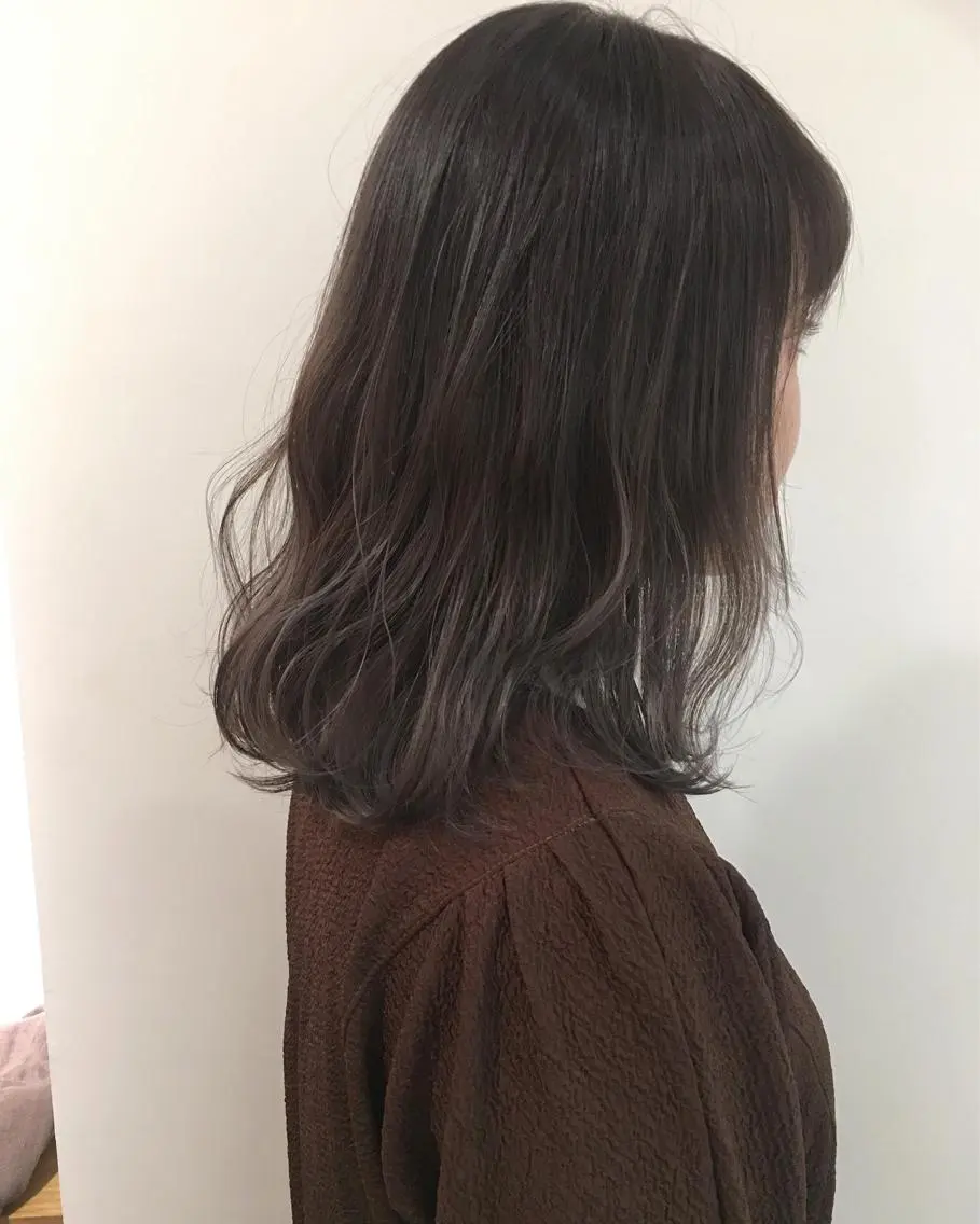 ミディアム 透明感カラー 🎀エリコ🌈のヘアスタイル