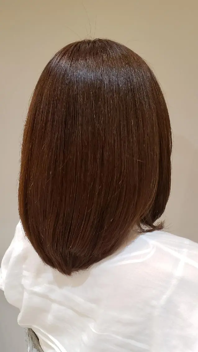 ミディアム カラー ソラオカ ユウキのヘアスタイル