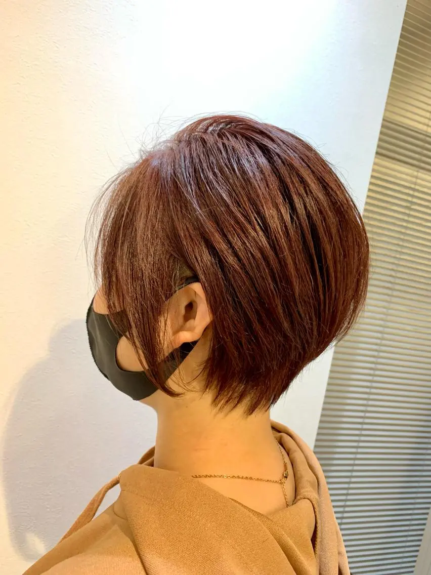ショート ショートヘア ヘアカラー ショート特化✂︎門脇 ~広がらない髪へ~のヘアスタイル
