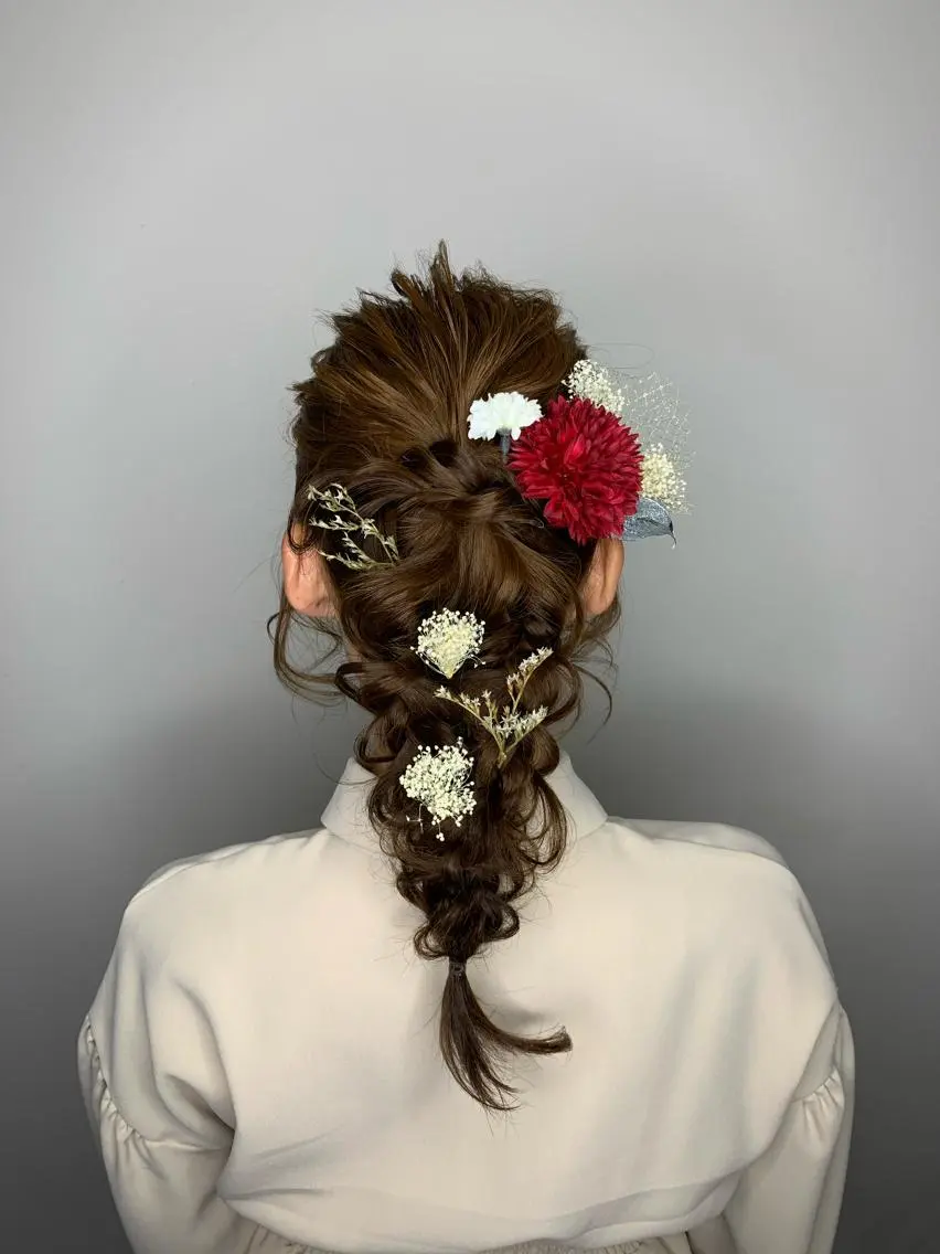 ヘアアレンジ 髪質改善×艶カラー 🌼Haru🌼のヘアスタイル