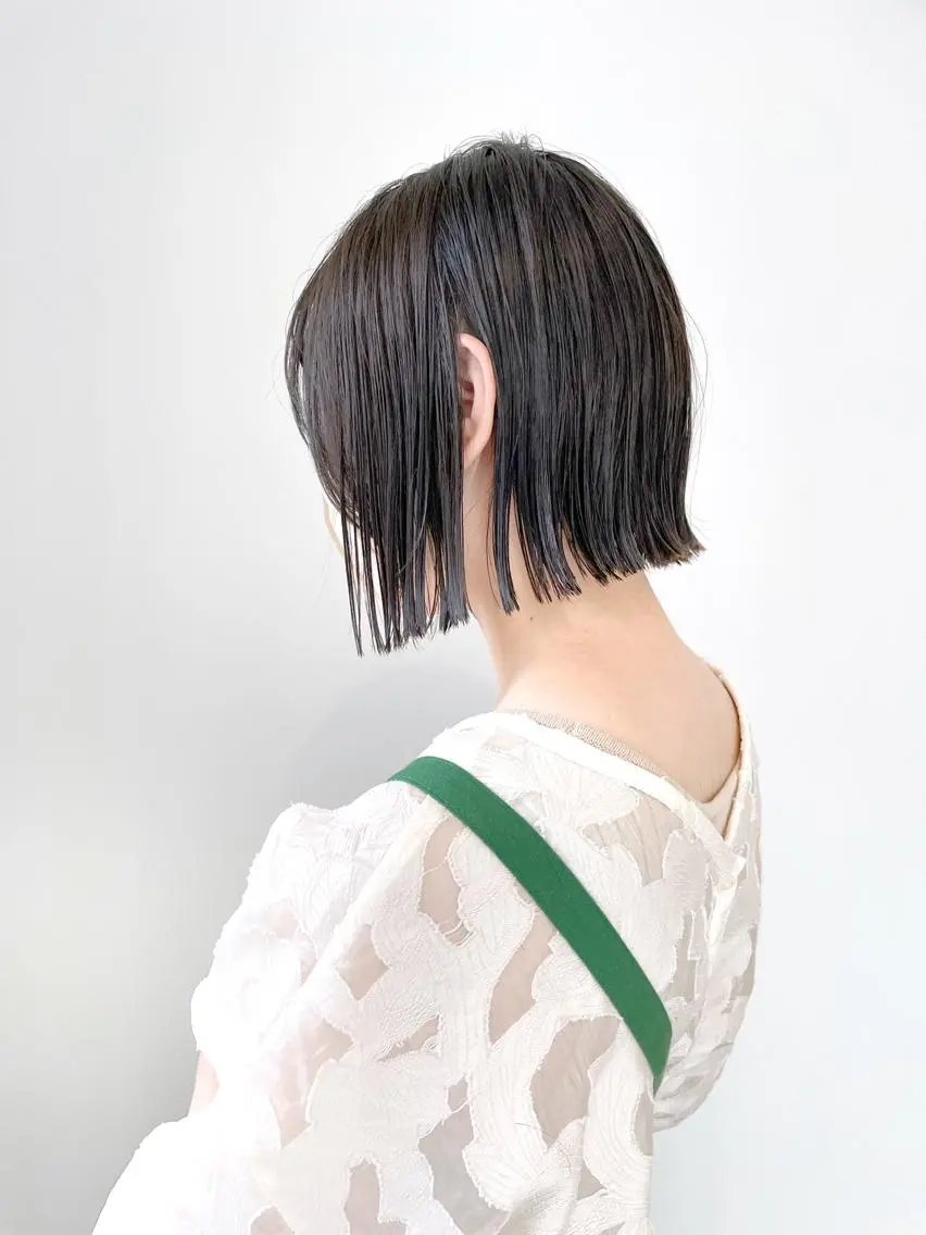 ショート カラー カット ヘアカラー トリートメント ボブ/縮毛/レイヤー モトナリのヘアスタイル