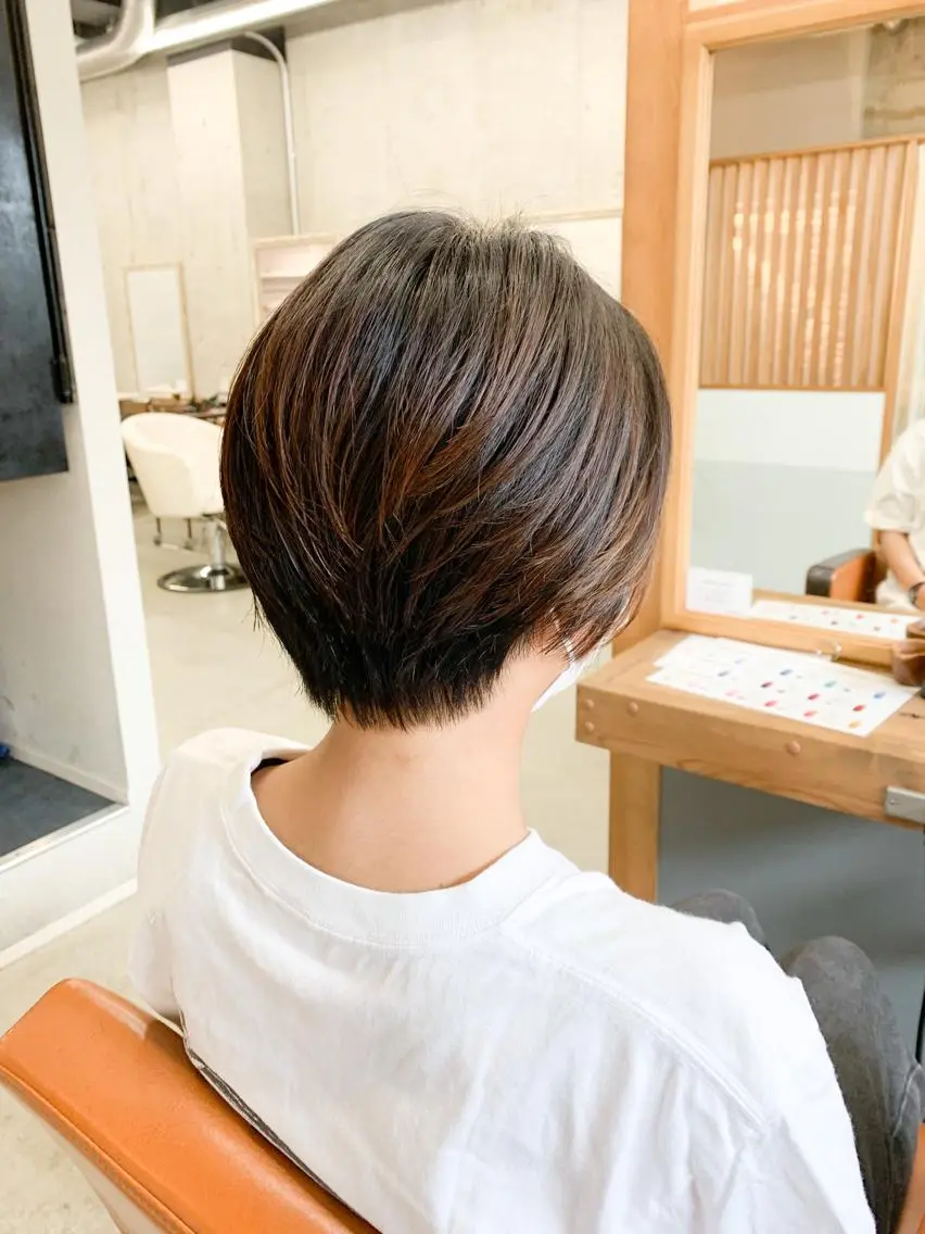 ショート 似合わせカット ショートヘア 小顔カット カット ヘアカラー トリートメント 角床直哉 カラーカットNO 1のヘアスタイル