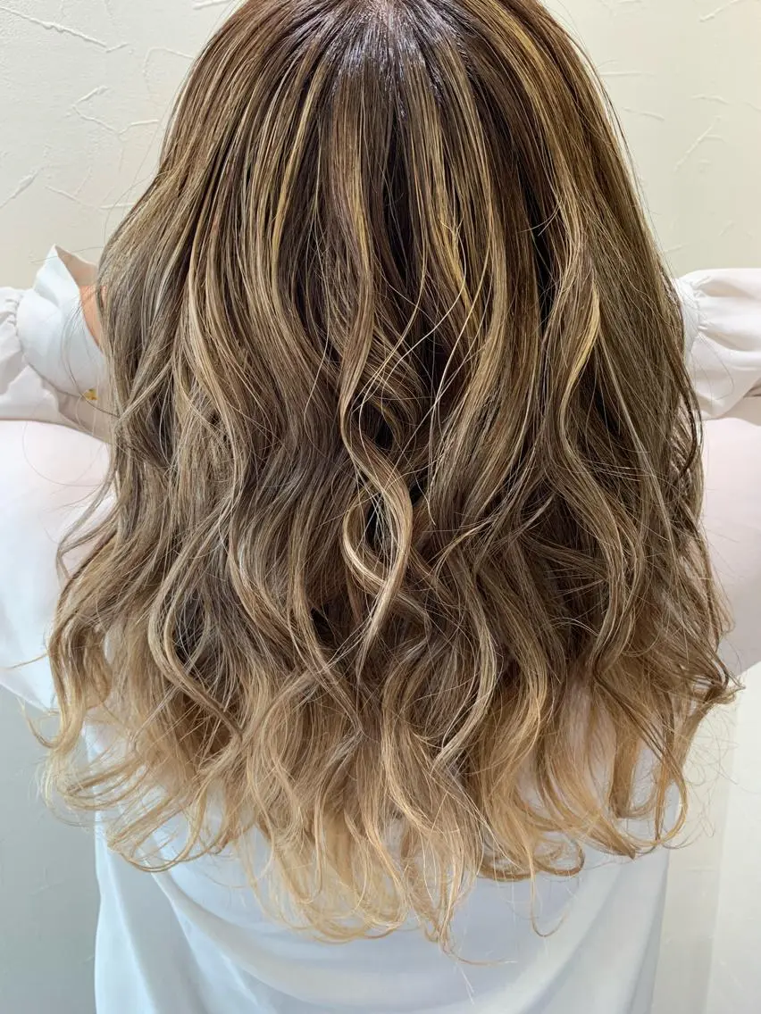セミロング カラー カット ヘアカラー トリートメント 伊勢崎/nap hair 栗原大輔のヘアスタイル