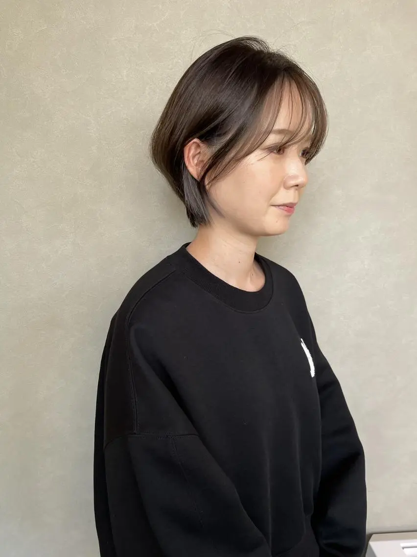 ショート カット 縮毛矯正 トリートメント tipi 香椎・千早のヘアスタイル