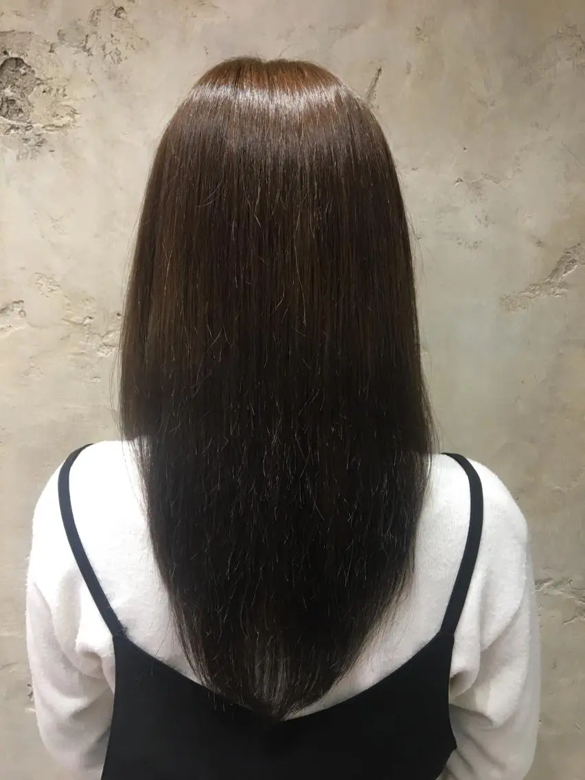 セミロング カラー 美髪ヘッドスパ🫧 西山紗奈江💆♀️のヘアスタイル