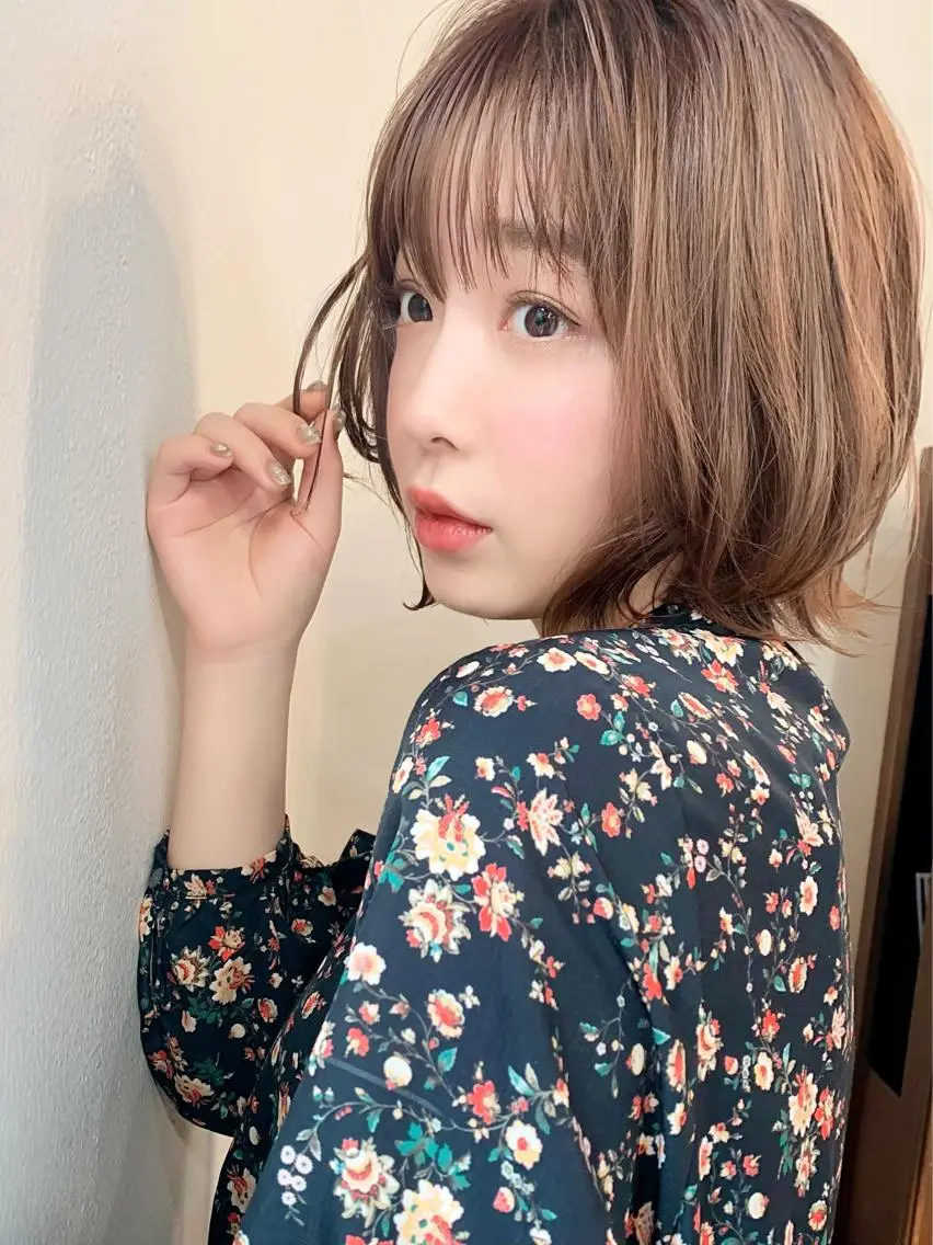 ミディアム カラー 髪質改善☆ 縮毛矯正miyuのヘアスタイル