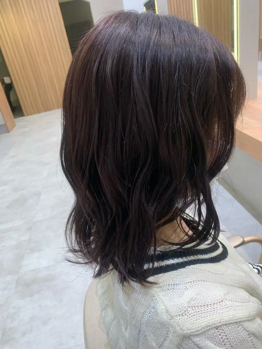 カラー ヘアカラー トリートメント ヘッドスパ 近 紗理奈のヘアスタイル