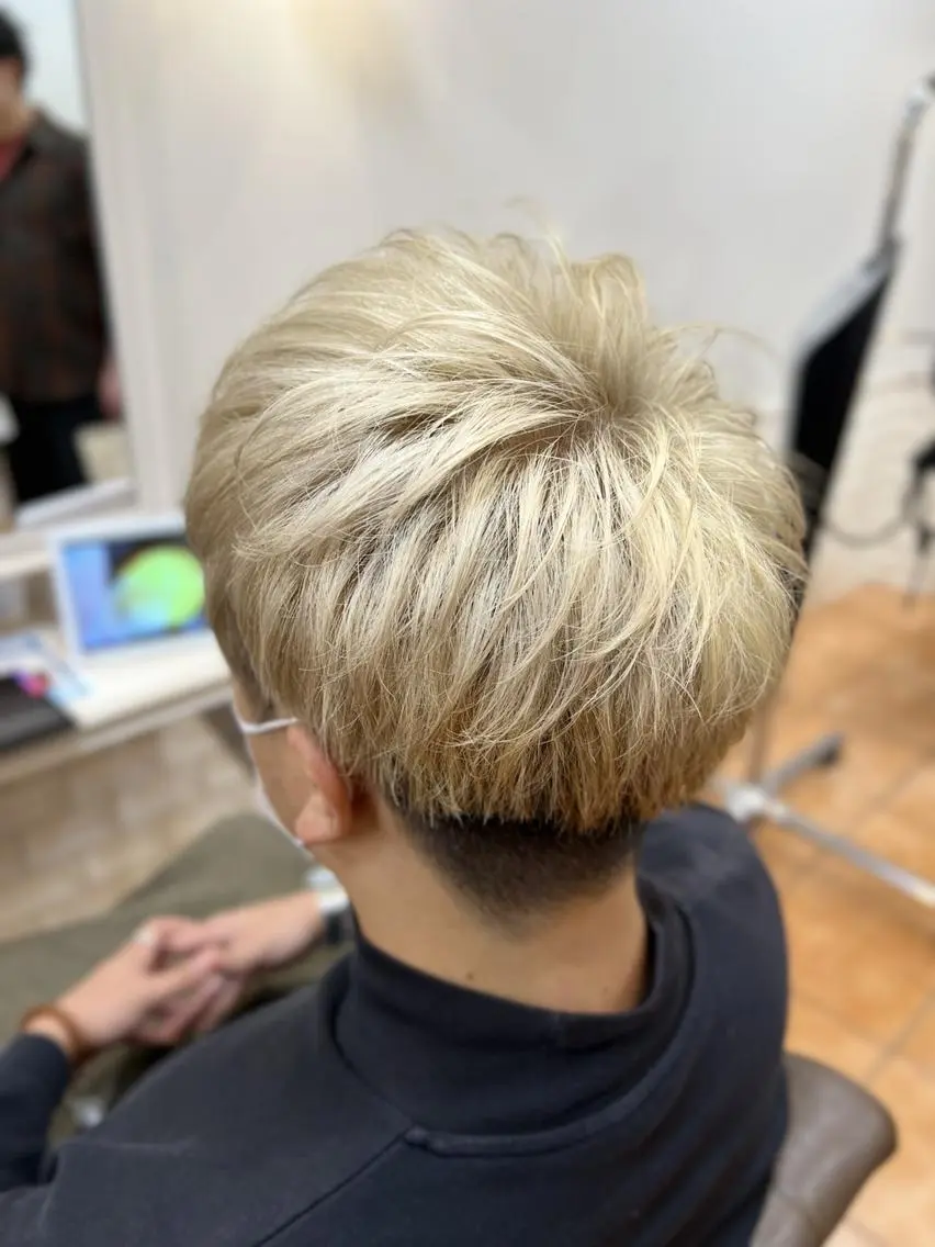ショート メンズ カット ヘッドスパ 丁寧な技術が評判！ nao*c tresのヘアスタイル