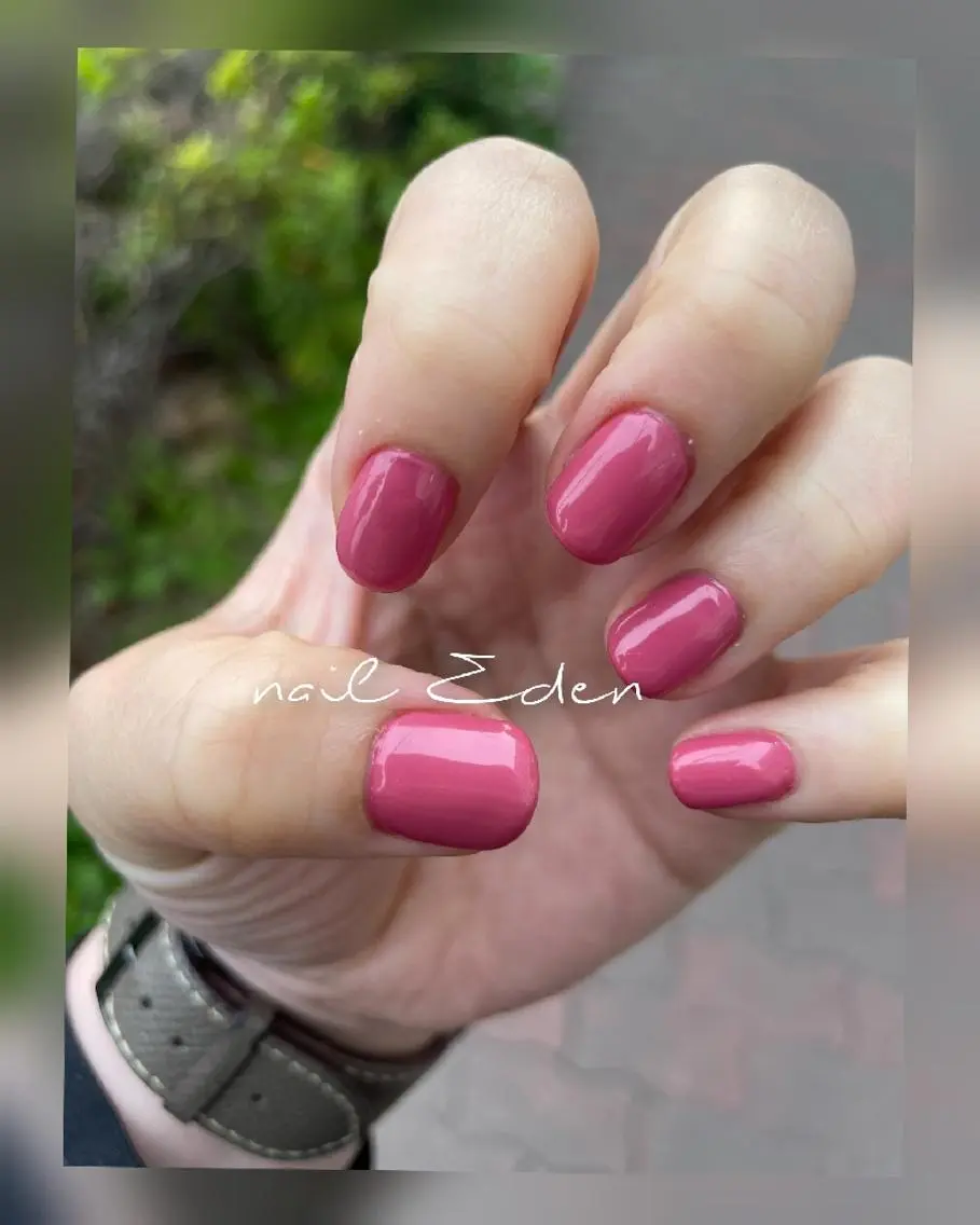 ネイル ワンカラーネイル Eden ♾️のネイルデザイン