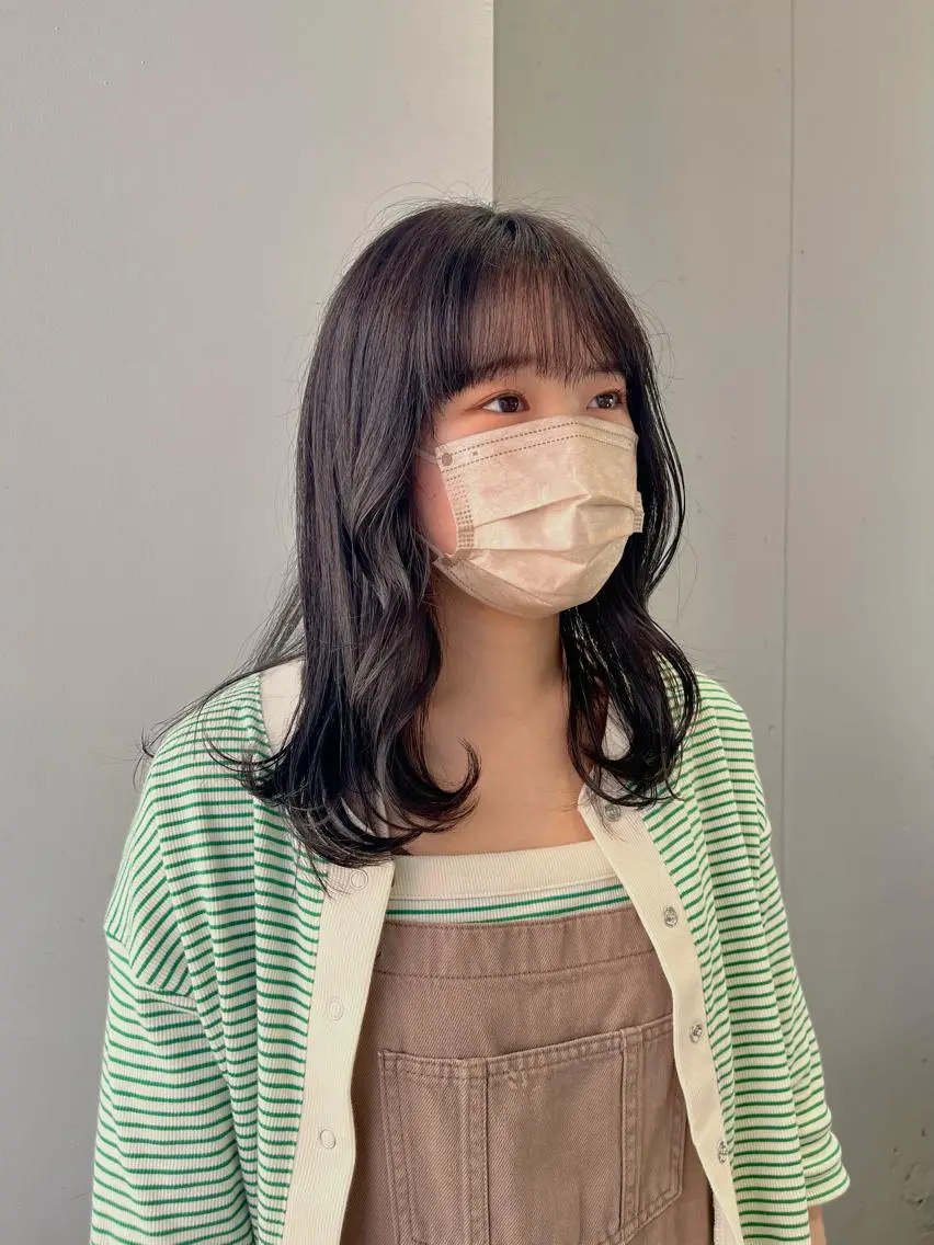 ミディアム カラー カット ヘアカラー トリートメント KOYUKI⛄️ [大阪美容室]🚏のヘアスタイル