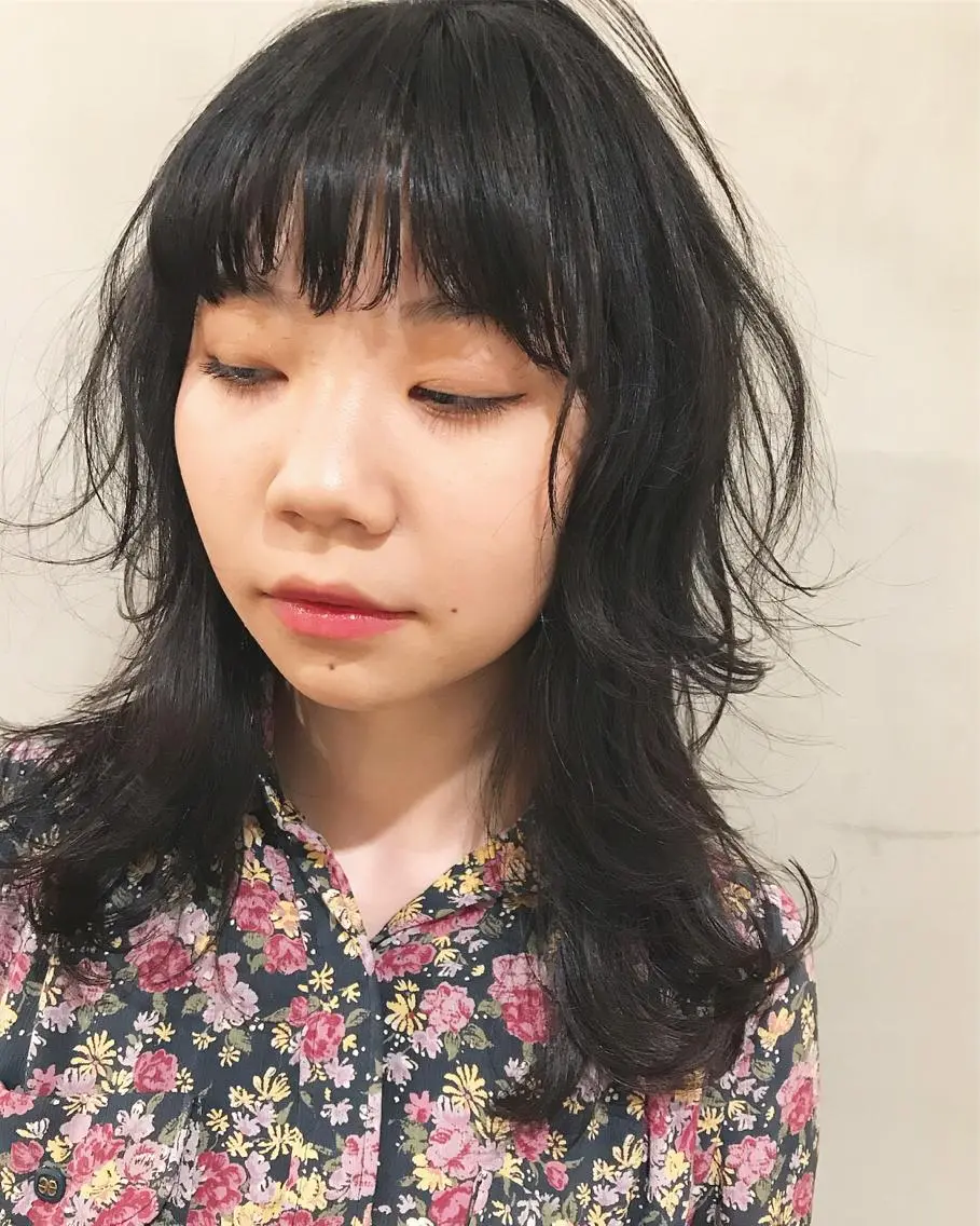 セミロング ウルフカット カット トリートメント 優作 〜圧倒的信頼〜のヘアスタイル