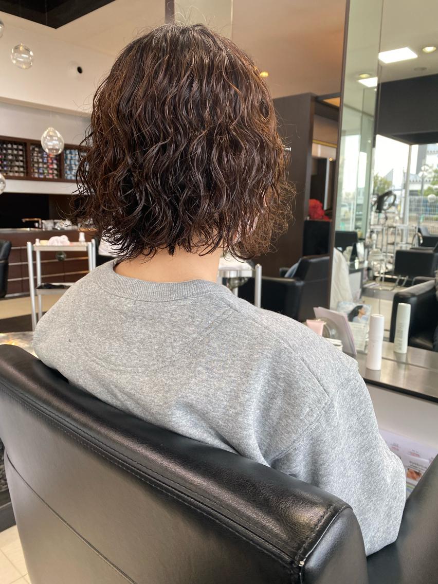 パーマ 横地 凌のヘアスタイル