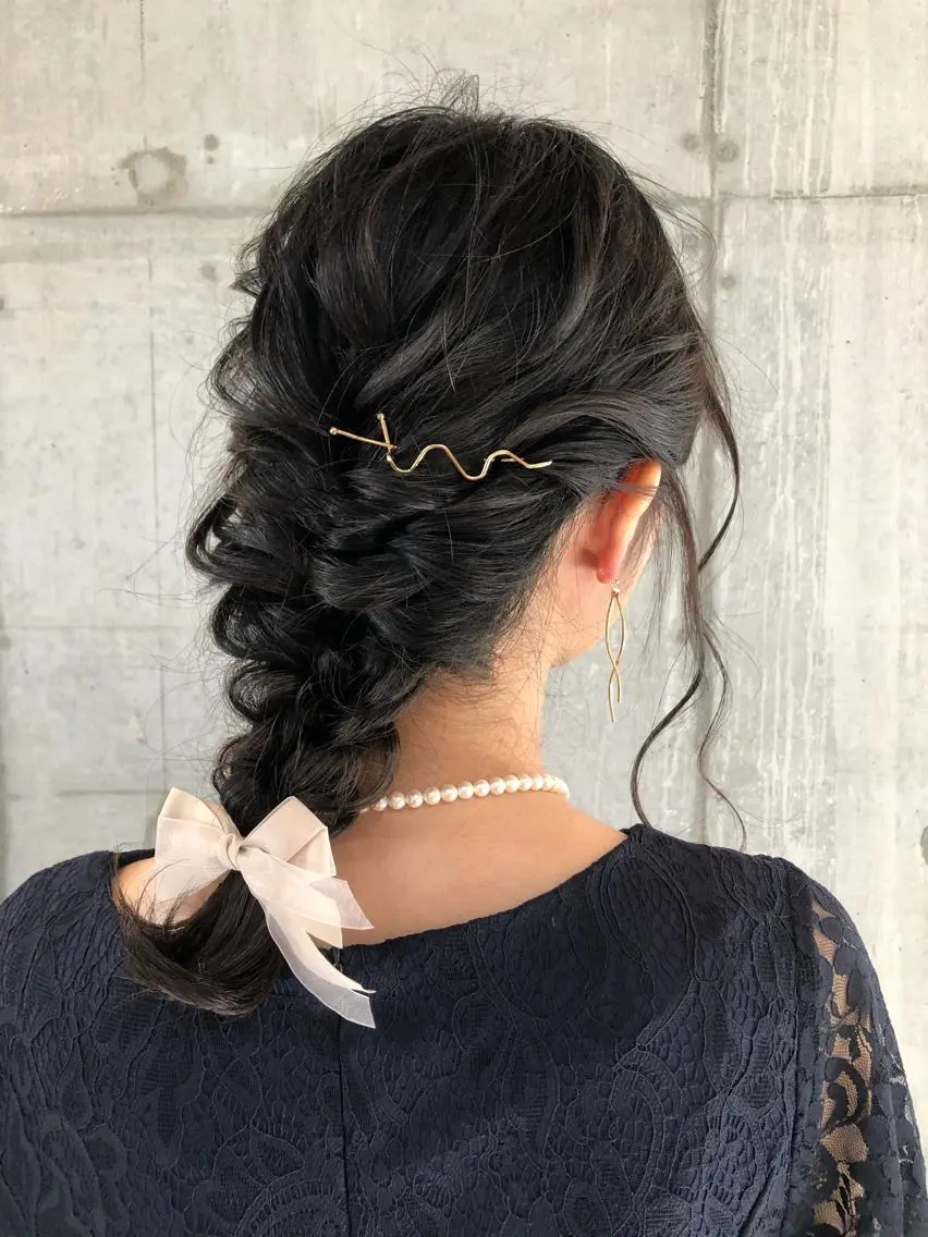 ロング ヘアアレンジ 🎀ヘアセット/艶髪 /はやしほのか🎀のヘアスタイル