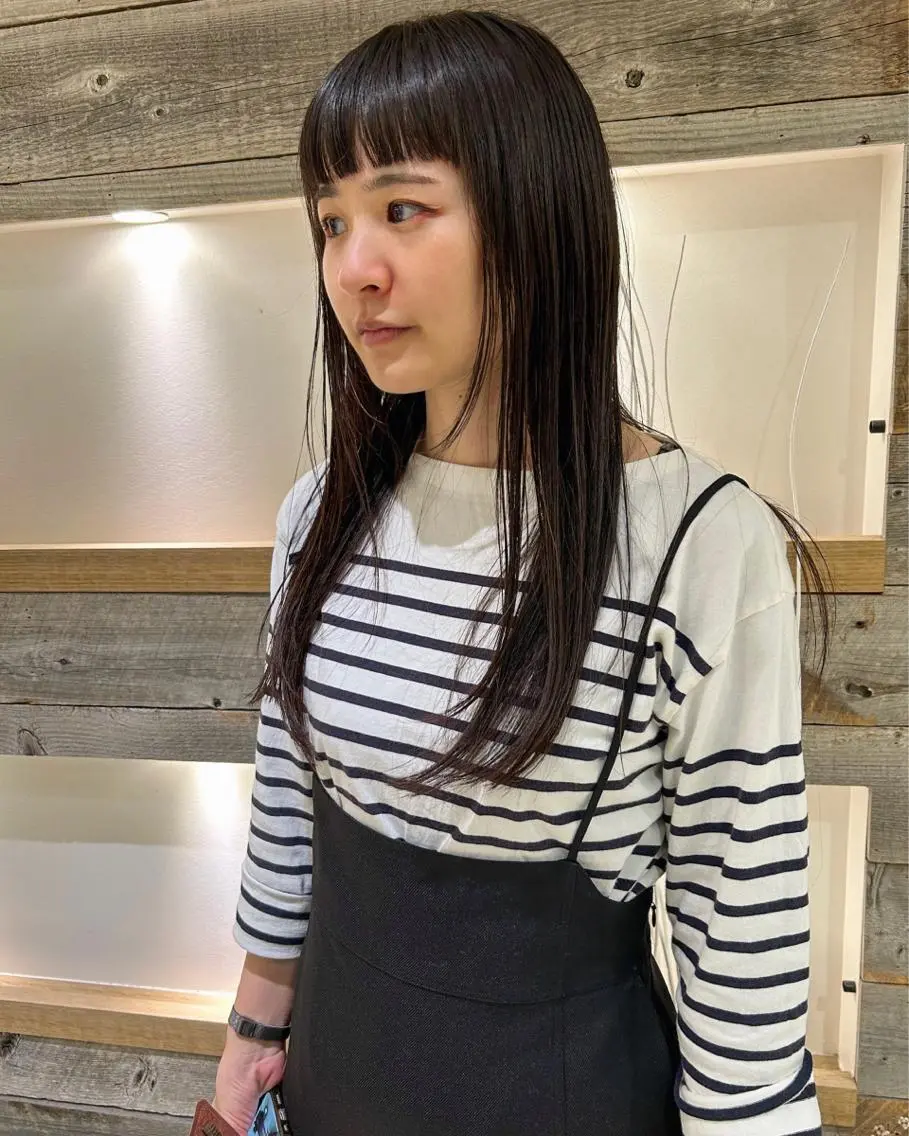 ロング オン眉 カット トリートメント 村上雅人 ナチュラルモードのヘアスタイル