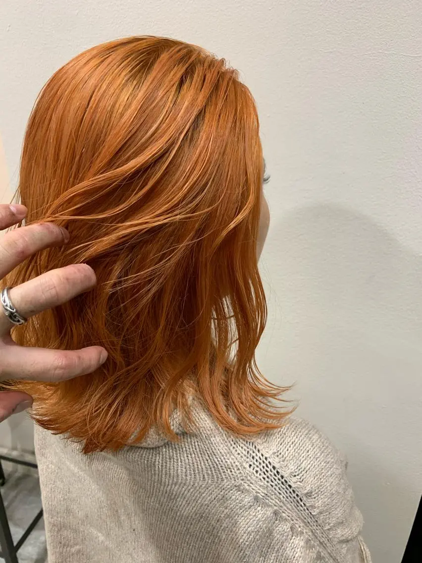 ミディアム ヘアカラー トリートメント ヘッドスパ ヘアセット 大宮/山口 竣也のヘアスタイル