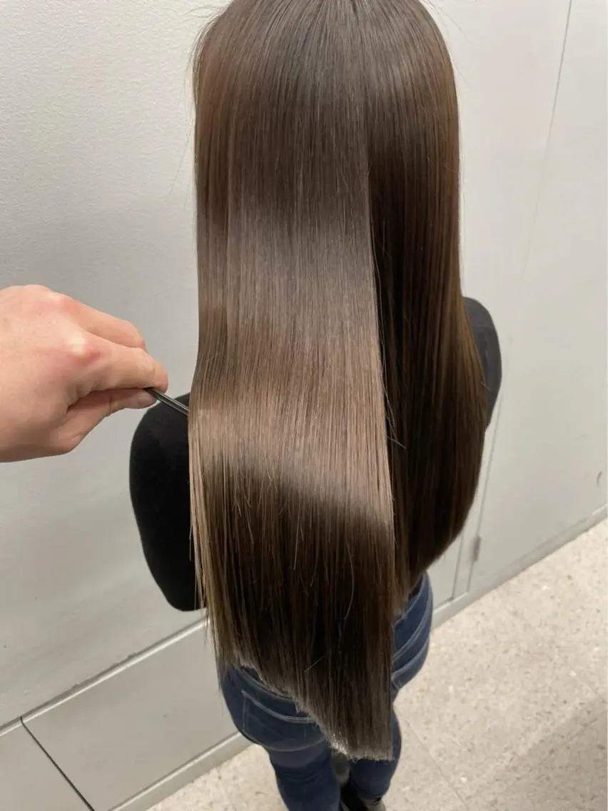 ロング 髪質改善 トリートメント カット ヘアカラー パーマ 縮毛矯正 トリートメント ヘッドスパ 西藤 葵のマツエク・マツパデザイン