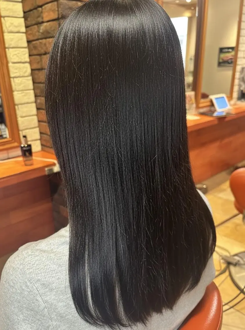 ロング 髪質改善 カット ヘアカラー トリートメント ヘッドスパ flencia 丸 和博|カットのヘアスタイル