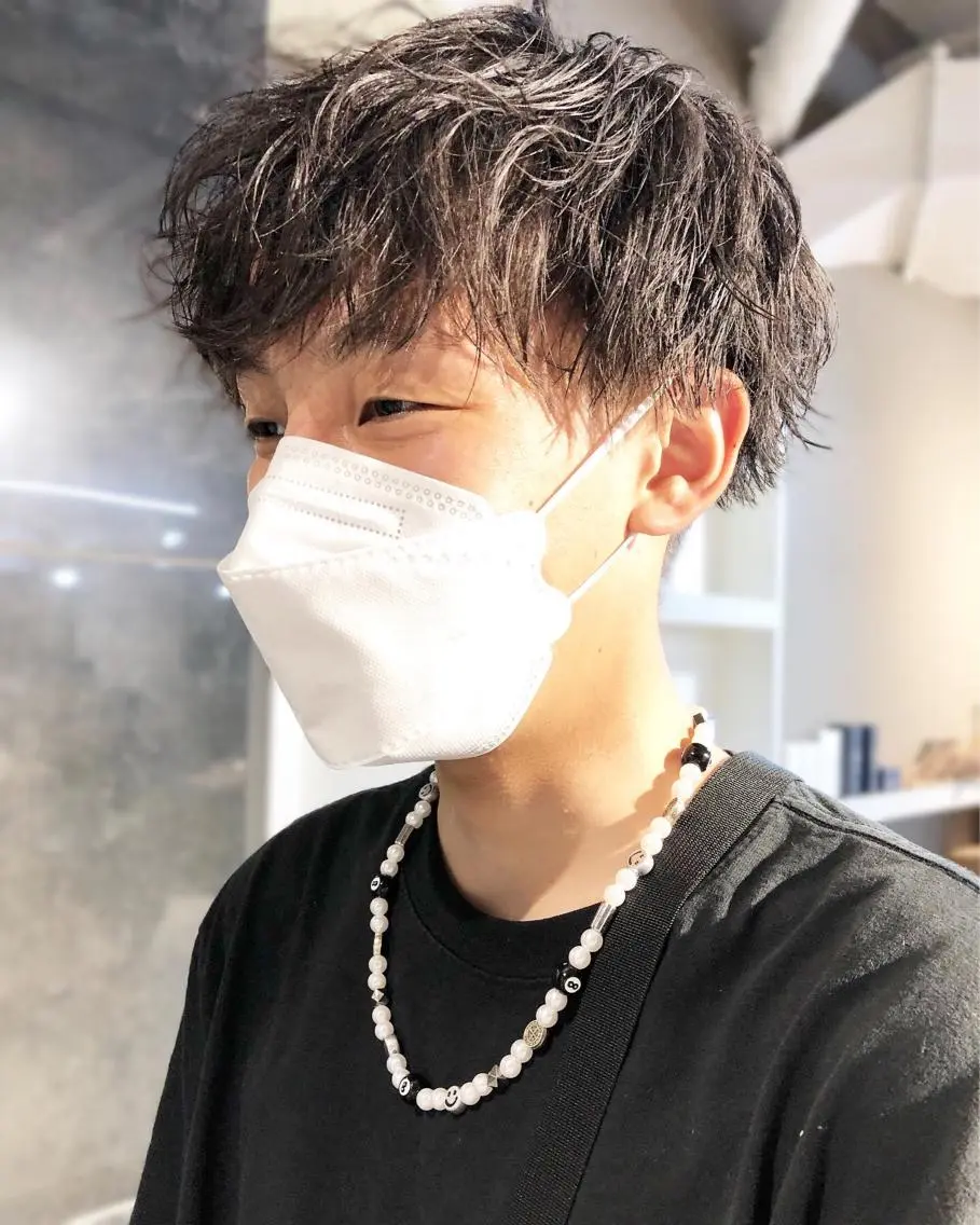 パーマ ヘアアレンジ メンズ マッシュ メンズパーマ 波巻きパーマ カット パーマ トリートメント ヘアセット メンズ特化✂️栗原 侑也のヘアスタイル