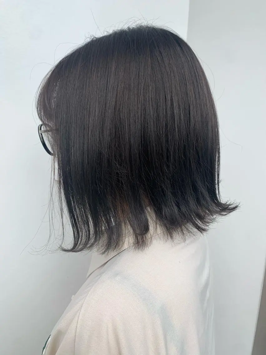 ミディアム カラー 透明感カラー グレージュ ヘアカラー 中目黒🌼 🌼ハナのヘアスタイル