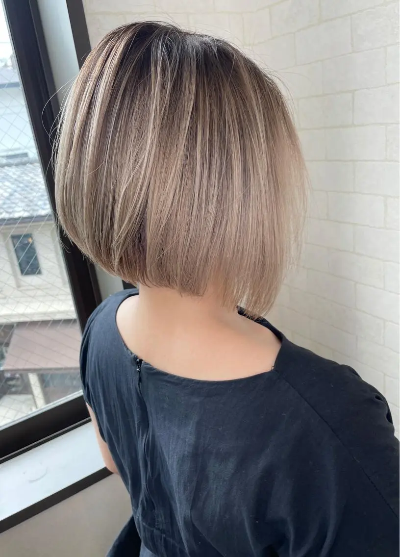 ショート カラー カット ヘアカラー トリートメント 神野 雅樹のヘアスタイル