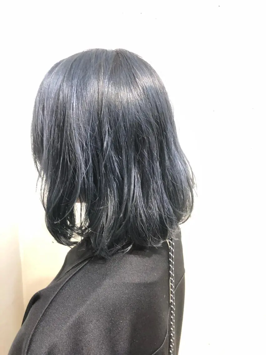 ミディアム カット ヘアカラー トリートメント ボブ/縮毛/レイヤー モトナリのヘアスタイル