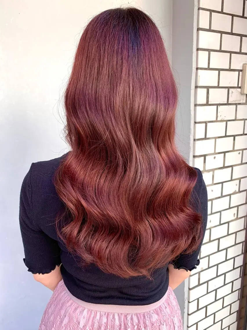 ロング くびれヘア ヨシンモリ 韓国風ヘア 盛れる顔周りカット ♥️韓国ヘア"ちぇるのヘアスタイル