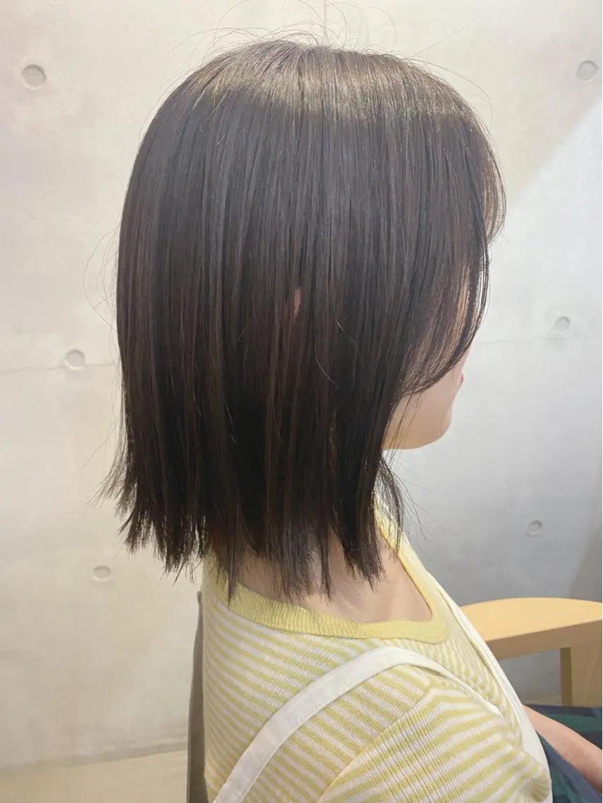 ショート カラー アッシュ 透明感カラー ボブ ショートヘア conne& ririのヘアスタイル
