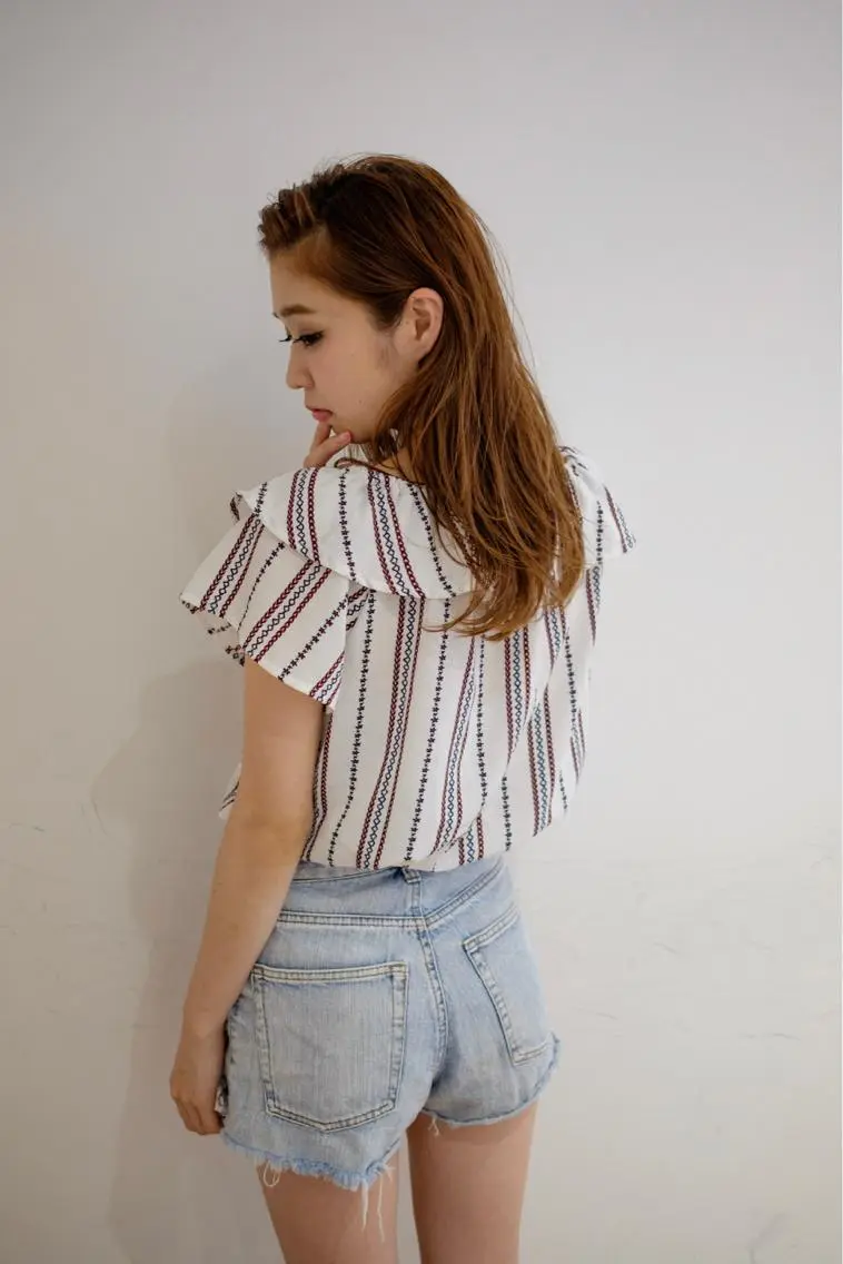 ロング ロング 佐藤 旭のヘアスタイル