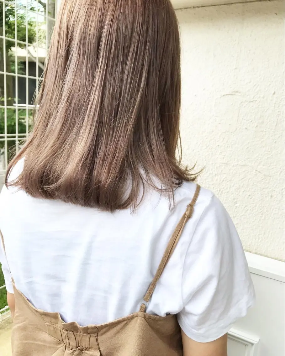ミディアム ヘアカラー トリートメント Musiiik hairのヘアスタイル