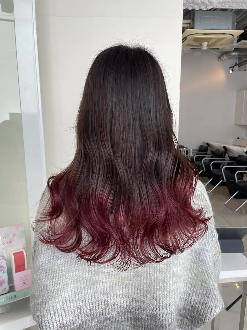 セミロング カラー パーマ ヘアアレンジ ヘアカラー 💗無料カットモデル 募集中yu-ki💗のヘアスタイル