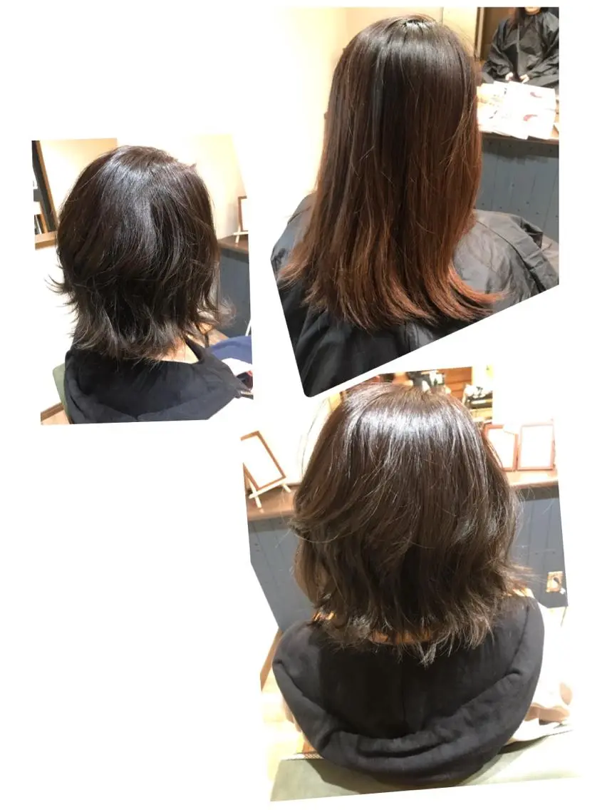 ミディアム カラー Ray hair 春日部のヘアスタイル