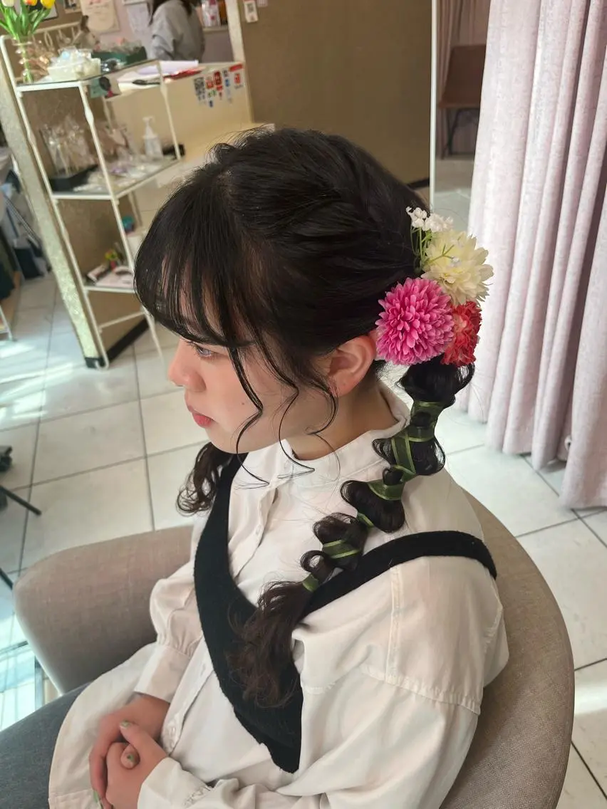ロング ヘアセット pyoru shihoriのヘアスタイル