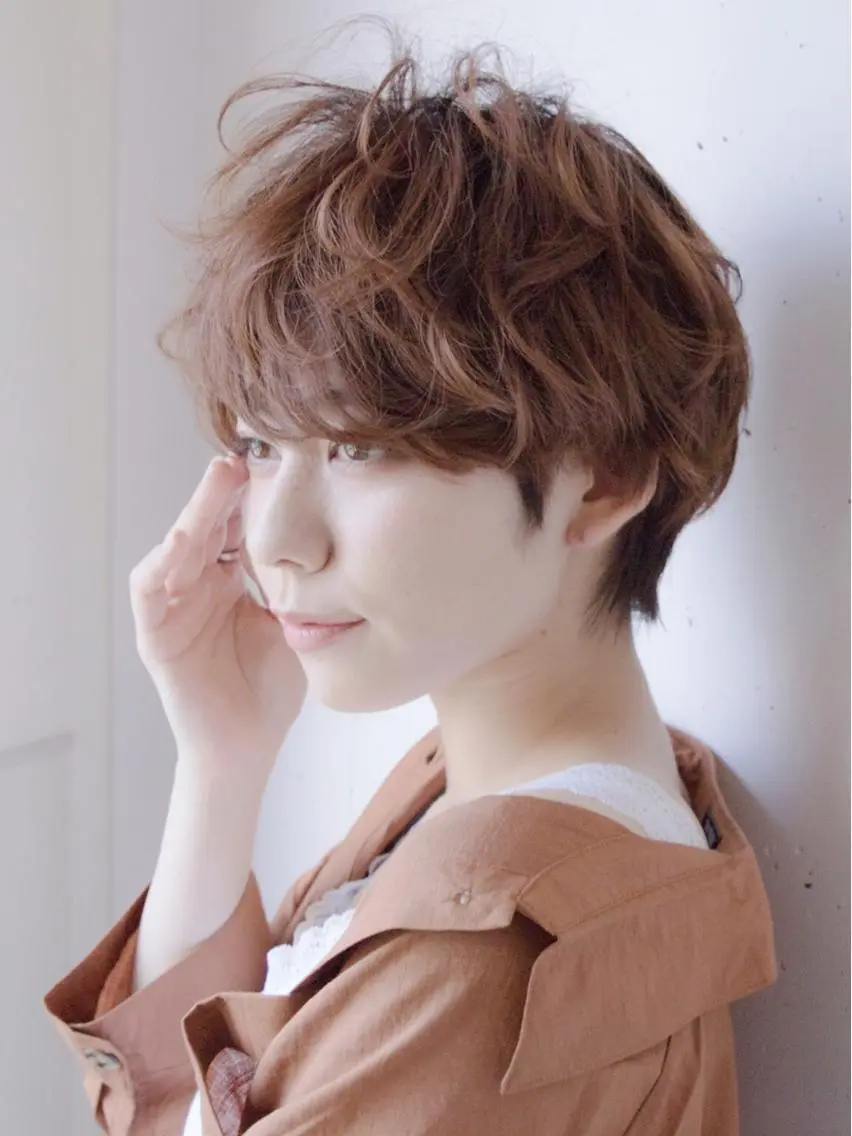 ショート パーマ タカハシ ショウタのヘアスタイル