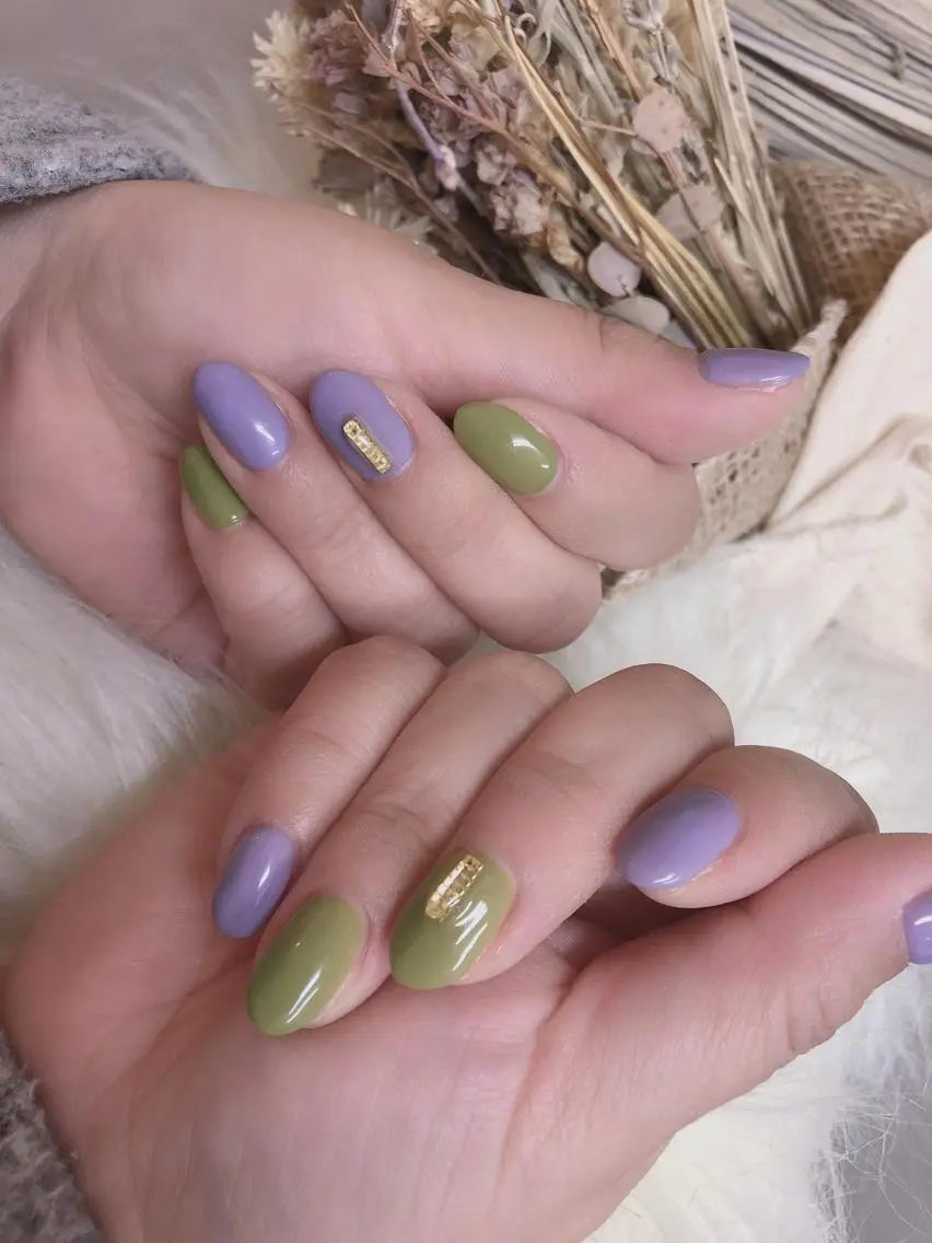 ミディアム ネイル Reonail 💕Kana💕のネイルデザイン