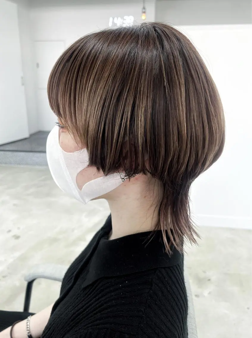 ショート カラー カット ヘアカラー トリートメント ⭐️当日OK⭐️ 岩田峻のヘアスタイル