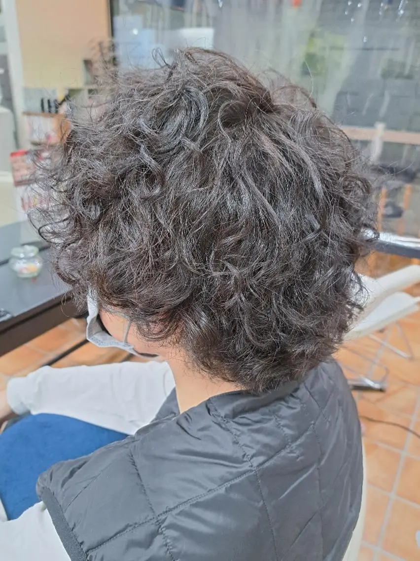 メンズ メンズパーマ 💜𝑳𝑼𝑵𝑨 🌻母良田愛美🌻のヘアスタイル