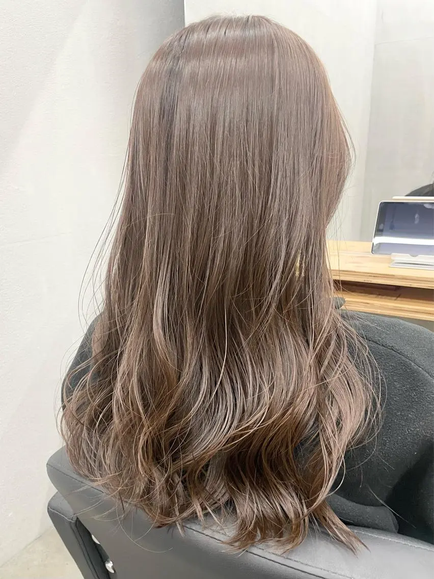 ロング カラー カット ヘアカラー トリートメント ひより ／novusのヘアスタイル