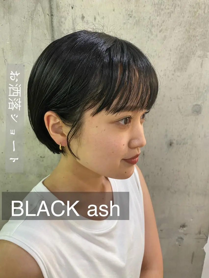 ショート カラー 舟橋 りんかのヘアスタイル