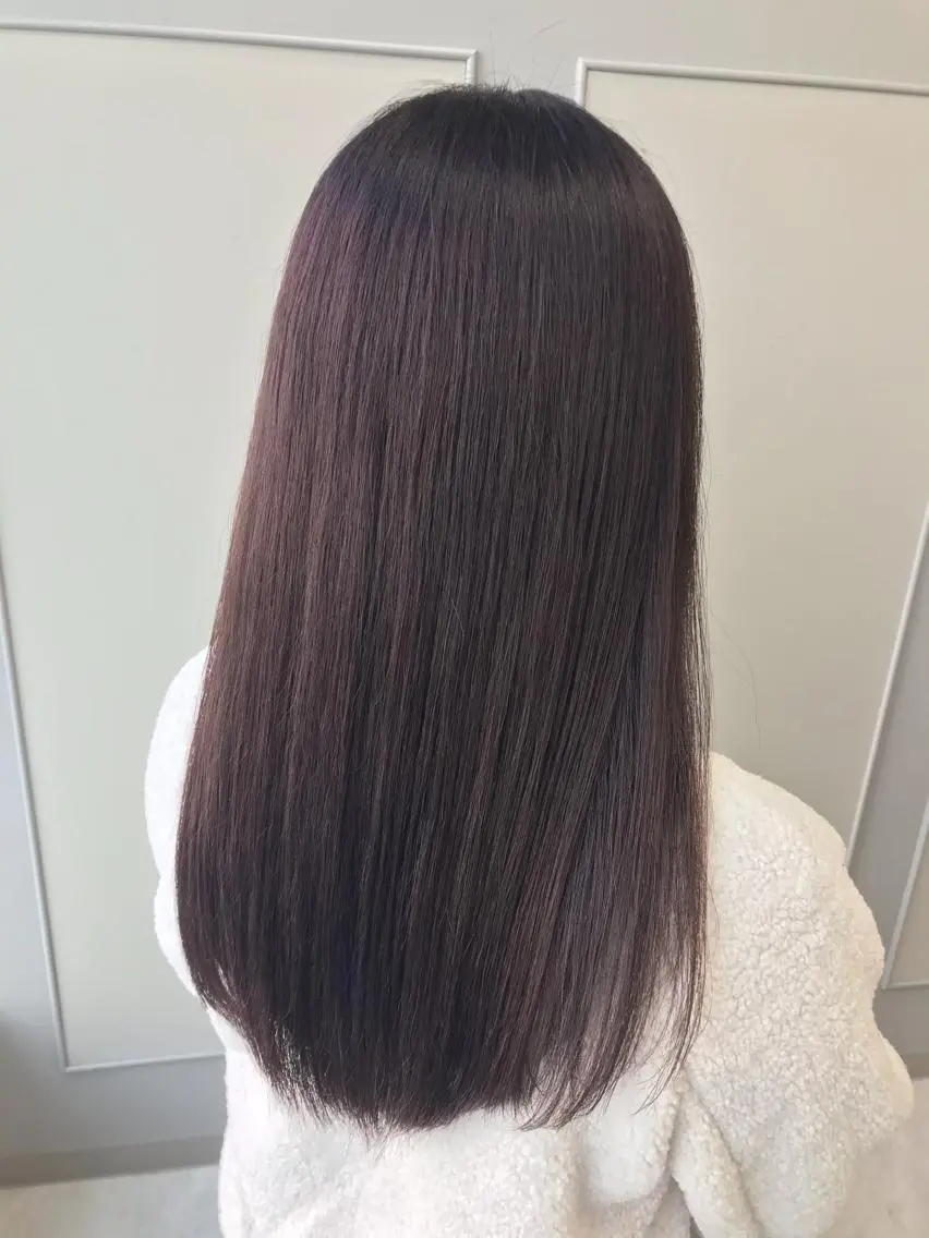 セミロング カラー ブリーチ ere hair salonのヘアスタイル