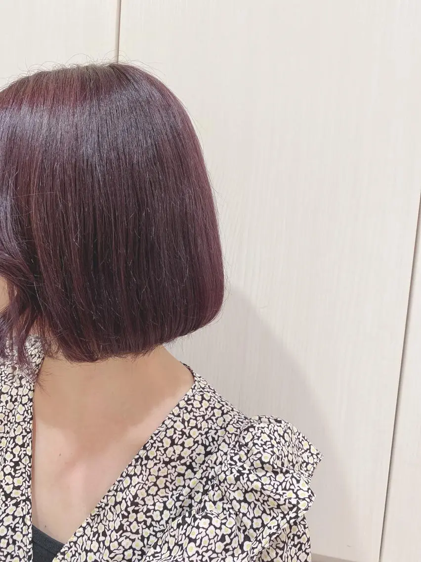 ショート カラー ブリーチ 韓国レイヤー×モテ髪 /MITSUKI🤍のヘアスタイル