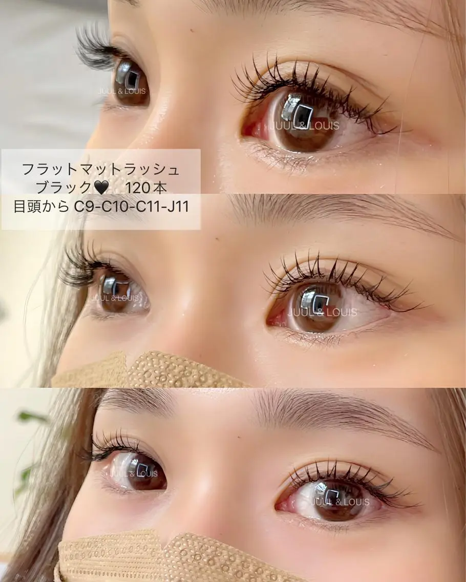 マツエク・マツパ フラットラッシュ ナチュラル JUUL&LOUIS 福藤 瞳のエステ・リラクイメージ