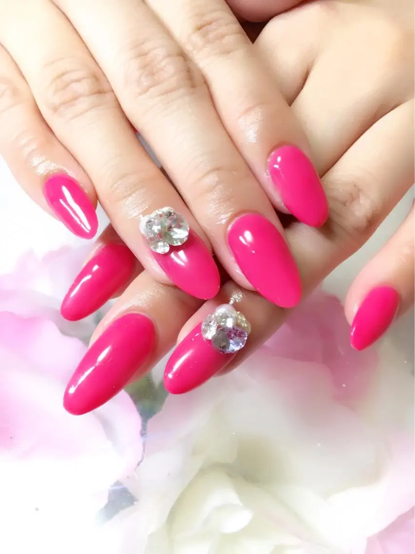 ネイル 成人式 フットネイル ジェルネイル ミラーネイル パラジェル clover nailのネイルデザイン
