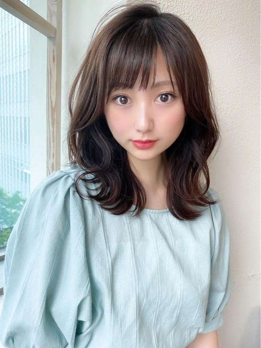 ミディアム カット ヘアカラー トリートメント 井上晃輔/ショート /ボブ/ミディアムのヘアスタイル