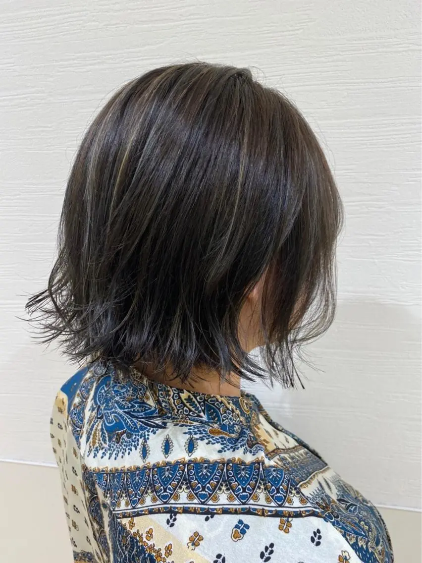 ショート カラー 縮毛矯正/ショート 長岡/姉崎宏実🌿のヘアスタイル