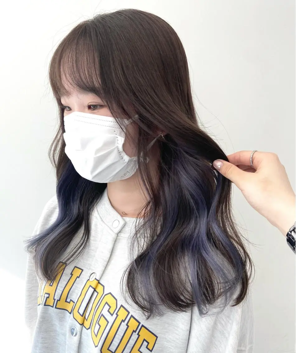 ミディアム 韓国レイヤー/ヘア カラー🎀ayamiのヘアスタイル