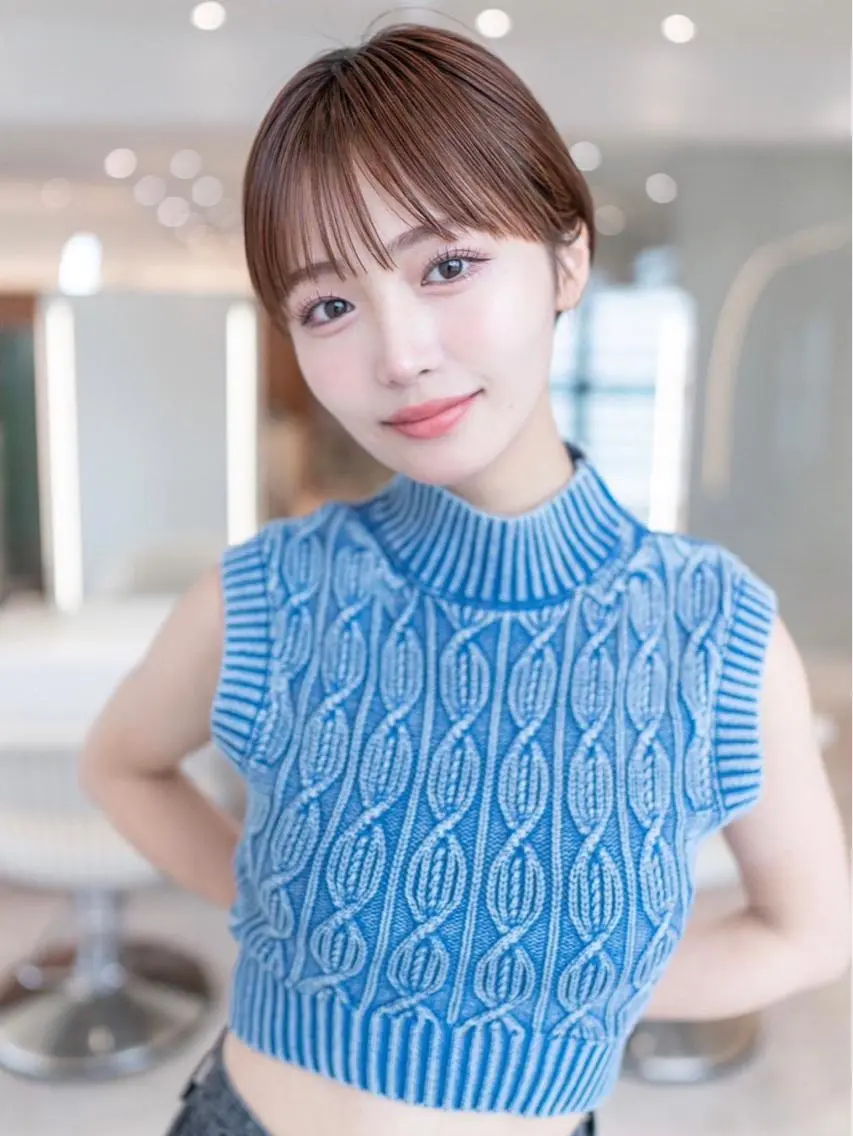 ショート カラー カット ヘアカラー トリートメント 🉐レイヤー/塩見 弘樹🉐渋谷のヘアスタイル