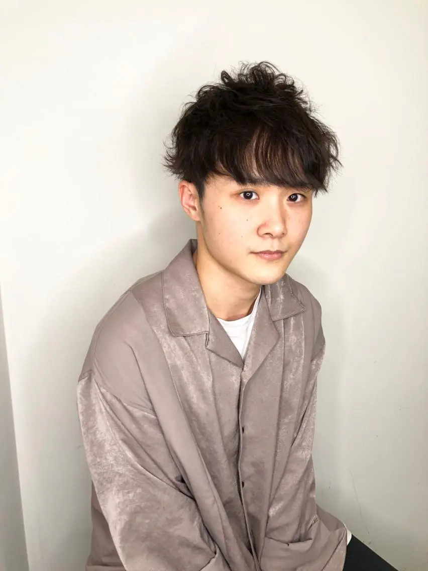 メンズ マッシュ カット ヘッドスパ ショートが得意✂️ 藤城建太のヘアスタイル