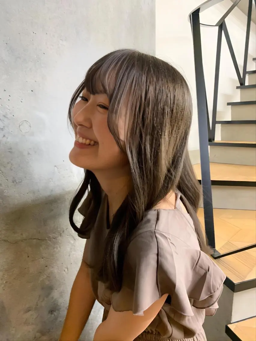 ロング 韓国トレンド💓 阿部あんじゅのヘアスタイル