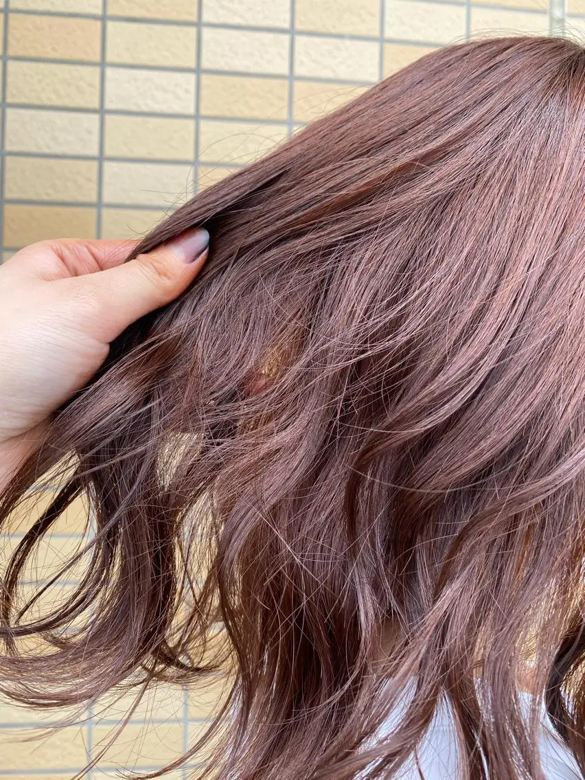 ミディアム カラー ブリーチカラー🫧 森　凪沙のヘアスタイル