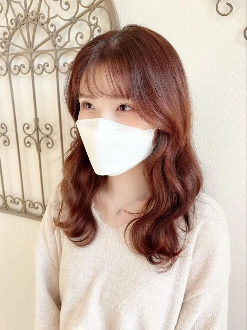 カラー 🩶韓国艶髪🇰🇷 下本夕綺のヘアスタイル